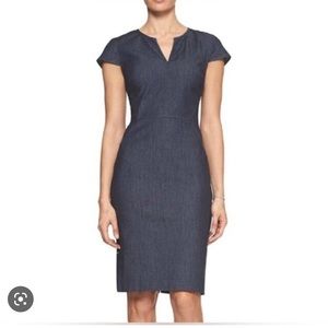 Banana Republic denim sheath dress